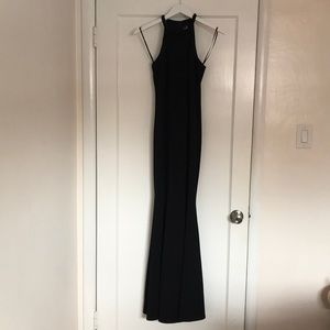 Girl in the Mirror Black Beaded Maxi Dress LULUS S
